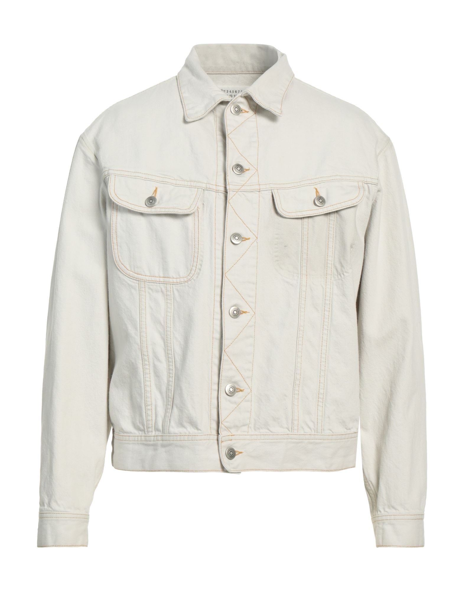 MAISON MARGIELA Jeansjacke/-mantel Herren Hellgrau von MAISON MARGIELA