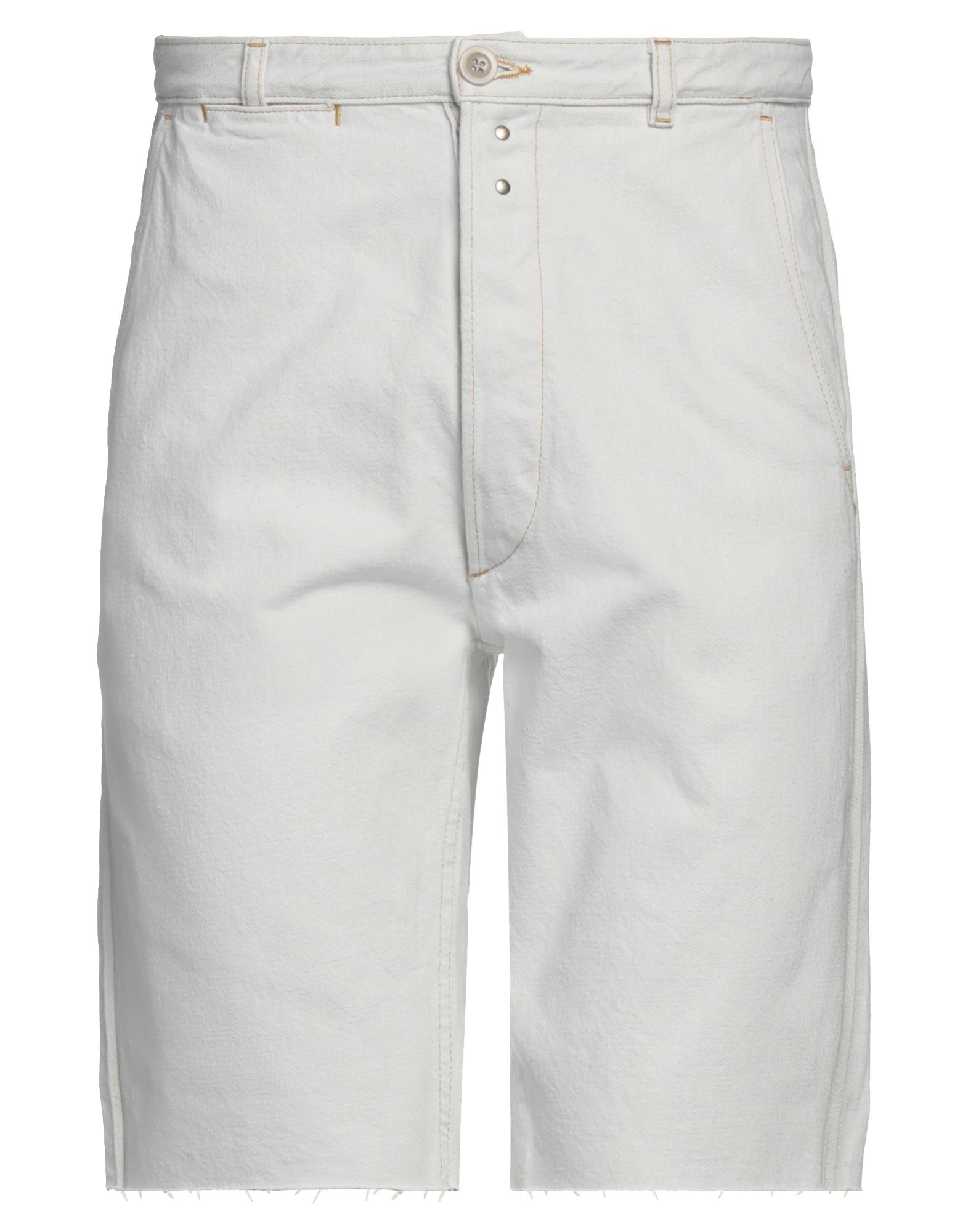 MAISON MARGIELA Jeansshorts Herren Off white von MAISON MARGIELA