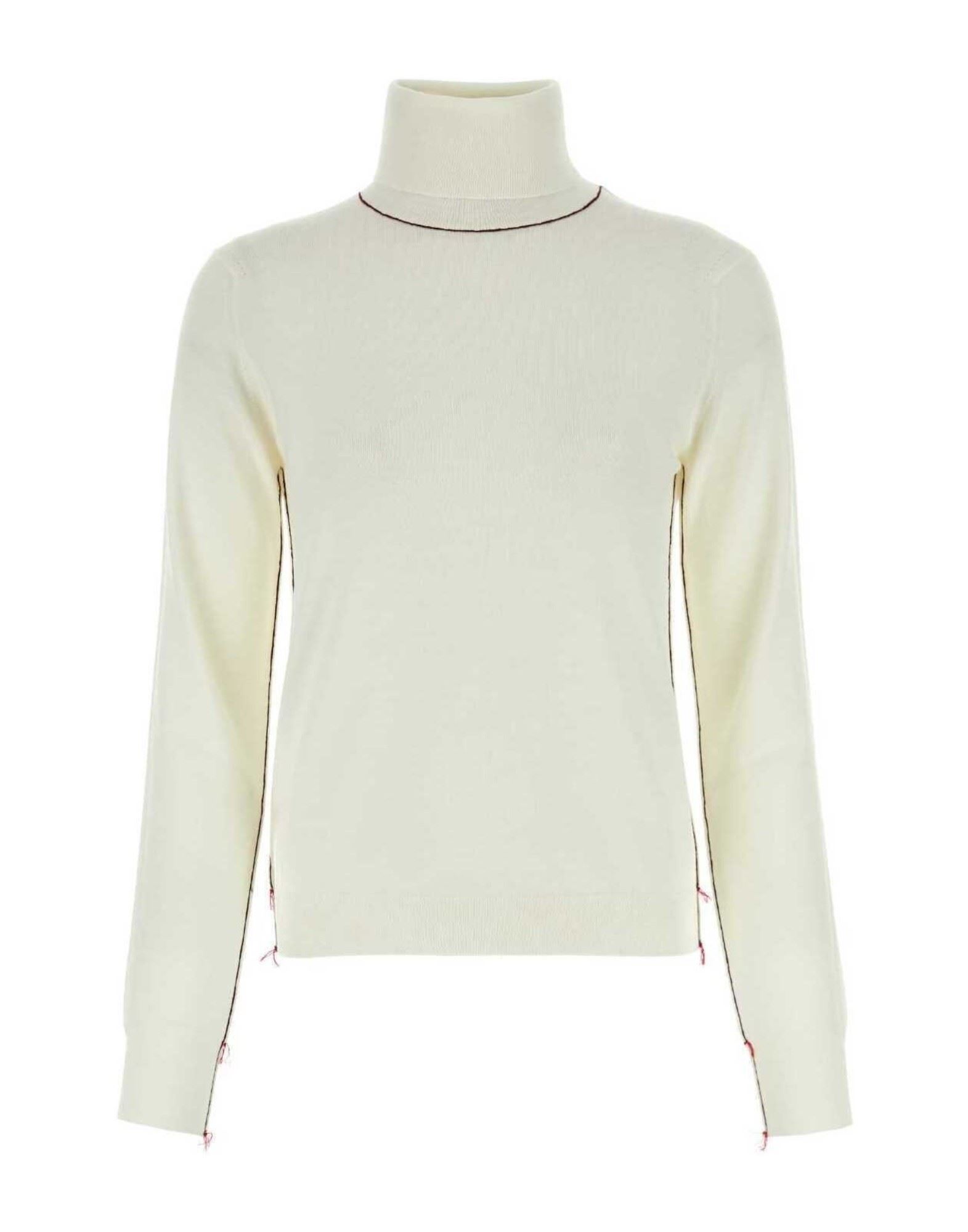 MAISON MARGIELA Rollkragenpullover Damen Weiß von MAISON MARGIELA