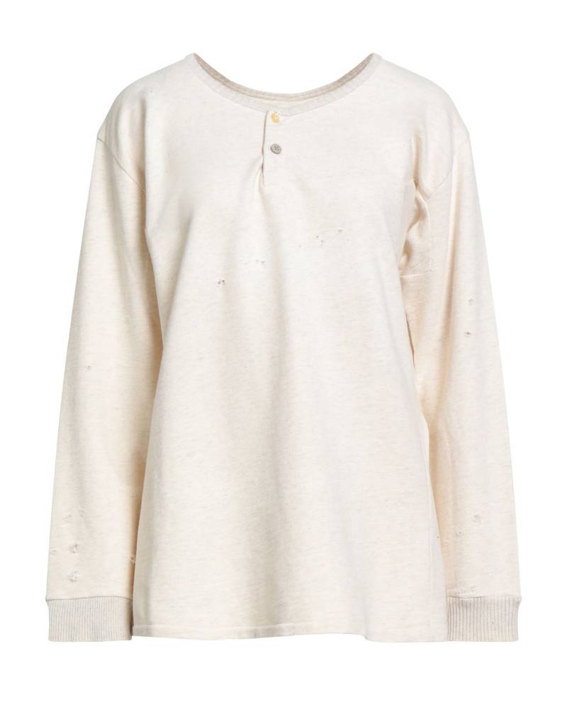 MAISON MARGIELA Sweatshirt Damen Cremeweiß MAISON MARGIELA Sweatshirt Damen Cremeweiß von MAISON MARGIELA