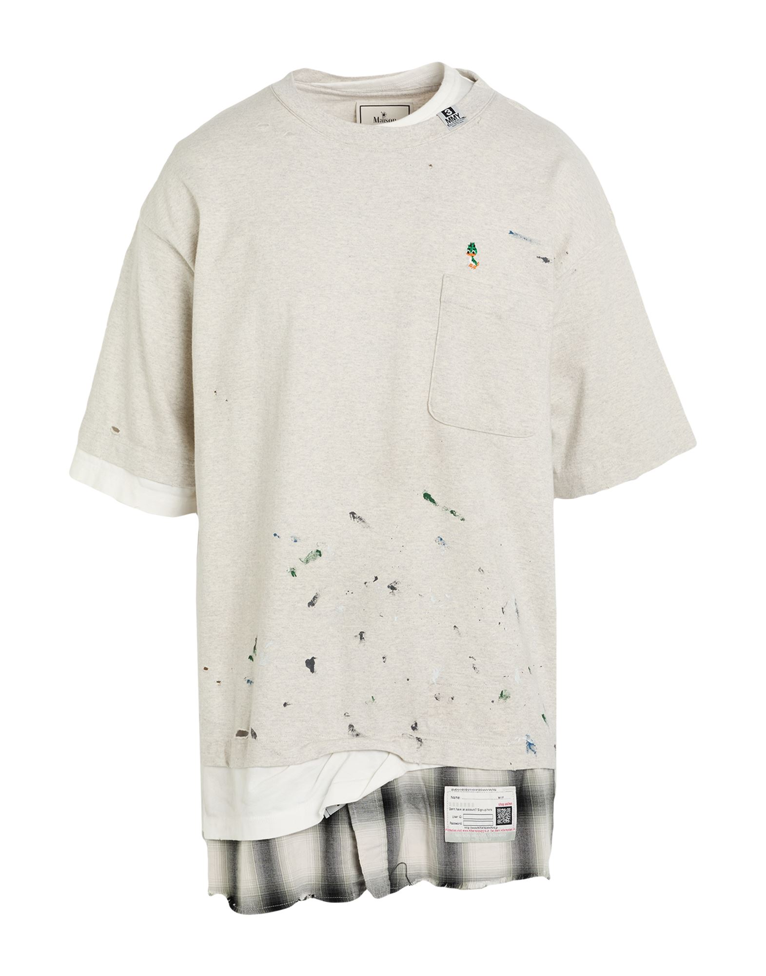 MAISON MIHARA YASUHIRO T-shirts Herren Grau von MAISON MIHARA YASUHIRO