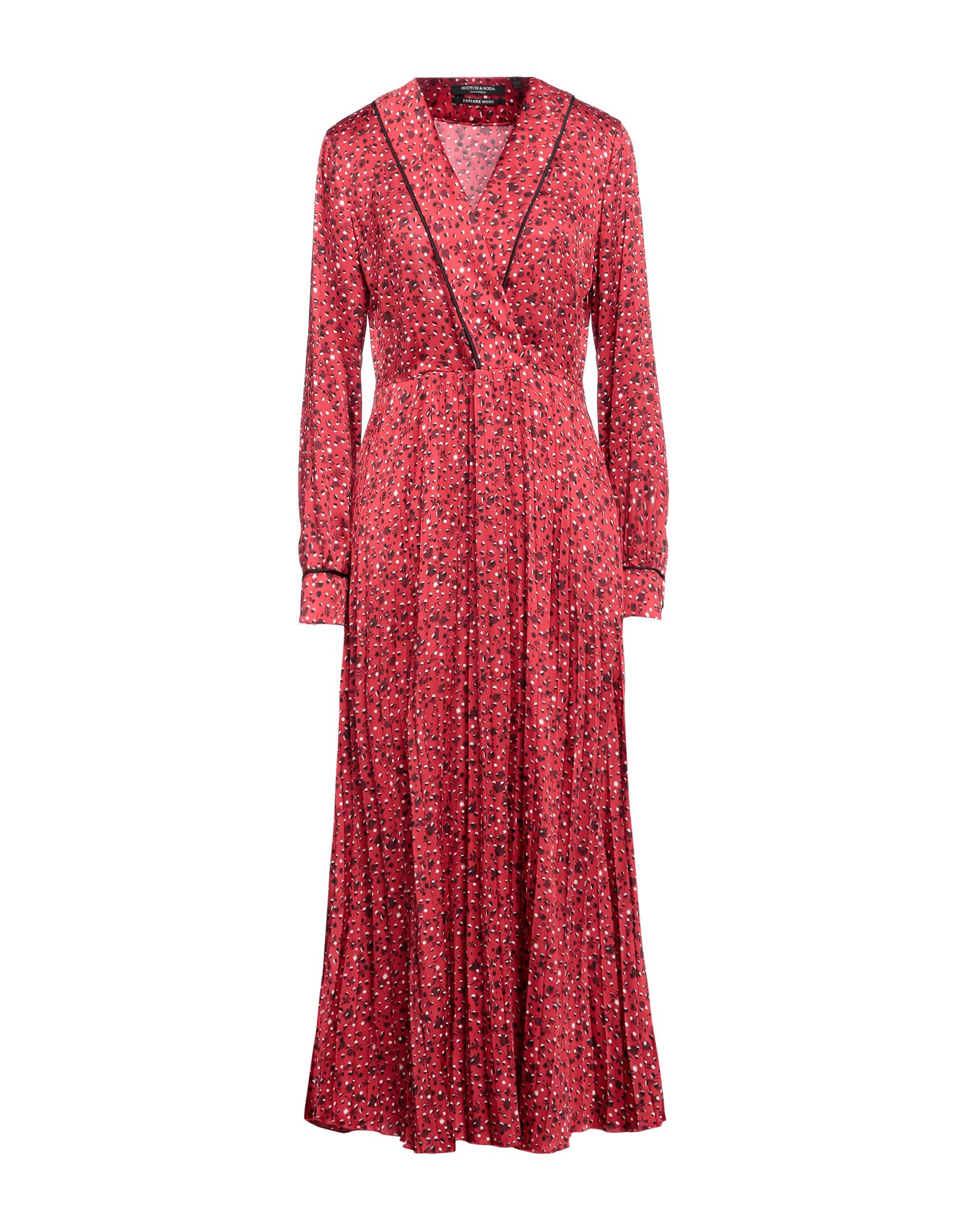 MAISON SCOTCH Maxi-kleid Damen Rot von MAISON SCOTCH