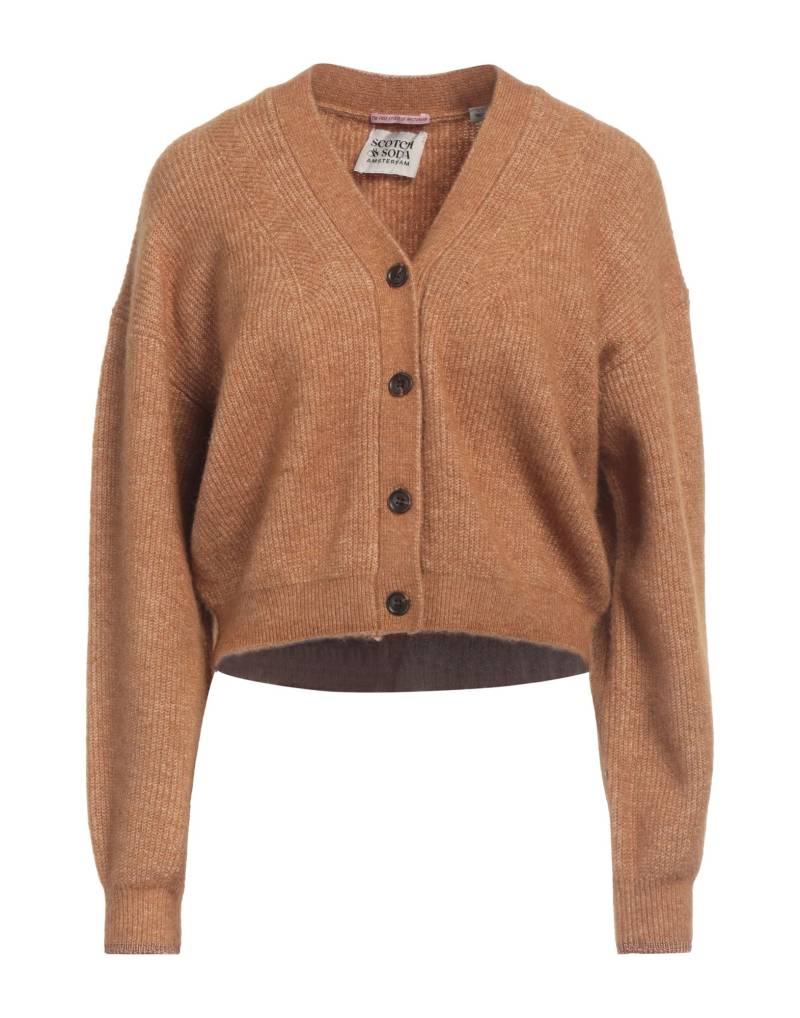 MAISON SCOTCH Strickjacke Damen Kamel von MAISON SCOTCH