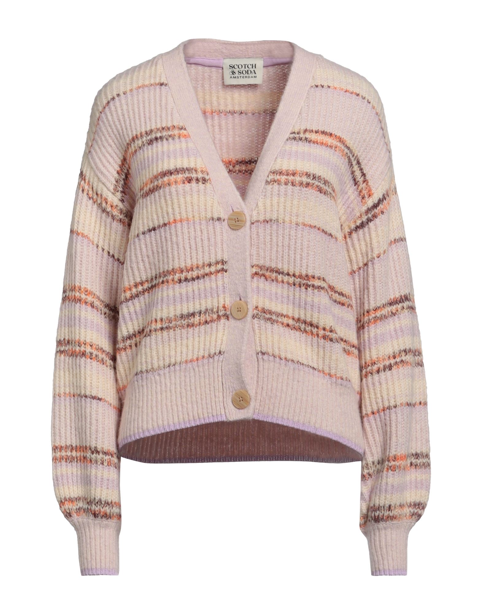 MAISON SCOTCH Strickjacke Damen Lila von MAISON SCOTCH