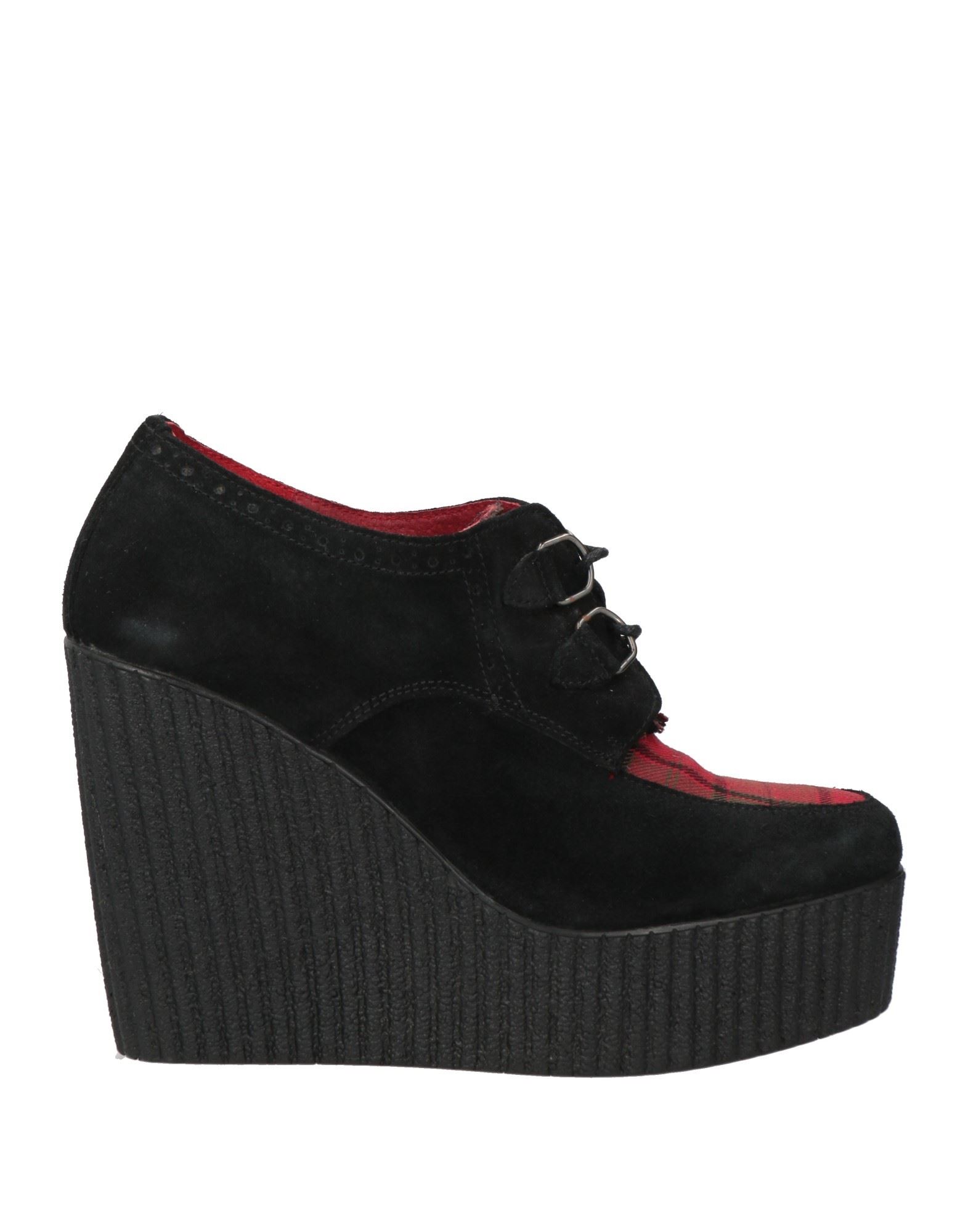 MAISON ZERO Q Schnürschuh Damen Schwarz von MAISON ZERO Q