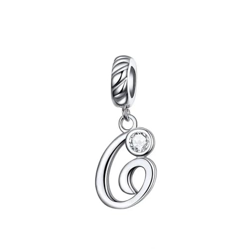 MAITONGG 925 Sterling Silber Alphabet Buchstabe Diy Angle Charm Perlen Fit Original Armband Halskette Anhänger Für Schmuck Herstellung MAITONGG 925 Sterling Silber Alphabet Buchstabe Diy Angle Charm Perlen Fit Original Armband Halskette Anhänger Für Schmuck Herstellung von MAITONGG