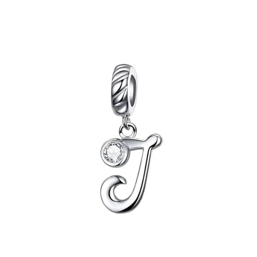MAITONGG 925 Sterling Silber Alphabet Buchstabe Diy Angle Charm Perlen Fit Original Armband Halskette Anhänger Für Schmuck Herstellung von MAITONGG