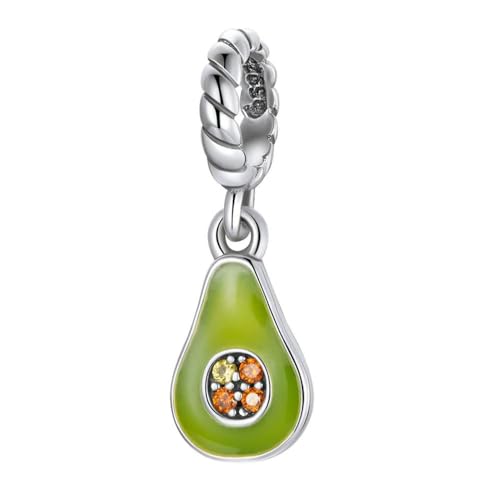 MAITONGG 925 Sterling Silber Charmes Petite Little Peppers Perlen Roter Anhänger Fit Original Armband Halskette Für Frauen Schmuck von MAITONGG