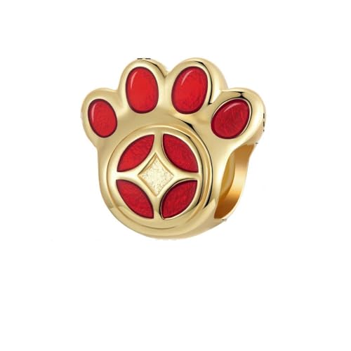 MAITONGG 925 Sterling Silber Glück Koi Katze Charm Perle Gewebt Tasche Überzogen Gold Anhänger Fit Frauen Diy Armband Fine Jewelry von MAITONGG