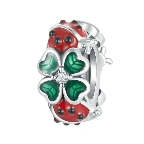 MAITONGG 925 Sterling Silber Grün Baum Des Lebens Charms Glücksanhänger Perlen Passen Original Armband Halskette Diy Schmuck von MAITONGG
