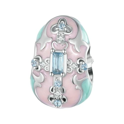 MAITONGG 925 Sterling Silber Kaninchen Ei Korb Charms Perlen Fit Armbänder Halskette Anhänger Diy Schmuck von MAITONGG