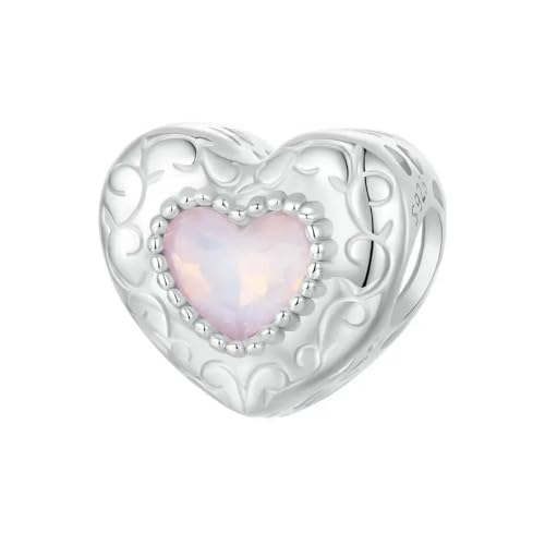 MAITONGG 925 Sterling Silber Prinzessin Ballett Mädchen Charm Perle Rosa Schuh Schleife Sicherheitskette Fit Frauen Diy Armband Anhänger Perlen von MAITONGG