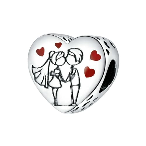 MAITONGG 925 Sterling Silber Runde Familie Charm Perle Haus Anhänger Für Frauen Armband Halskette Charms Diy Fine Jewelry von MAITONGG