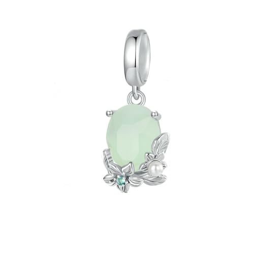 MAITONGG 925 Sterling Silber Schmetterling Blume Charm Perle Libelle Krabbe Anhänger Für Frauen Diy Armbänder von MAITONGG