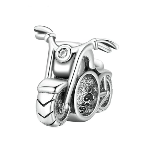 MAITONGG 925 Sterling Silber Vintage Motorrad Auto Charms Perlen Passen Original Armband Anhänger Diy Schmuck von MAITONGG