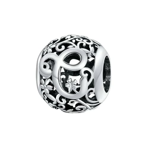 MAITONGG Buchstaben Perlen 925 Sterling Silber Vintage Alphabet Charms Fit Original Armband Für Frauen Diy Name Buchstabe Schmuck Herstellung MAITONGG Buchstaben Perlen 925 Sterling Silber Vintage Alphabet Charms Fit Original Armband Für Frauen Diy Name Buchstabe Schmuck Herstellung von MAITONGG
