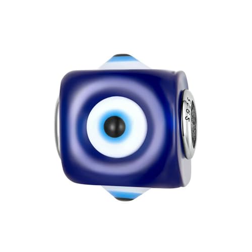 MAITONGG Dunkelblaue Dämon Auge Amulett Charms 925 Sterling Silber Perlen Für Frauen Passen Original Diy Armband Halskette Feinen Schmuck MAITONGG Dunkelblaue Dämon Auge Amulett Charms 925 Sterling Silber Perlen Für Frauen Passen Original Diy Armband Halskette Feinen Schmuck von MAITONGG