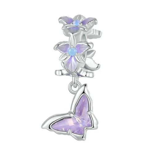 MAITONGG Gänseblümchen Blume Charms 925 Sterling Silber Hochzeit Vintage Perlen Anhänger Diy Armband Halskette Schmuckherstellung von MAITONGG