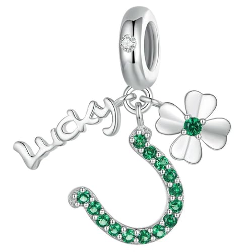 MAITONGG Herzform Charm Perlen 925 Sterling Silber Sicherheitskette Anhänger Plattiert Platin Fit Frauen Armband Hängende Dekoration von MAITONGG