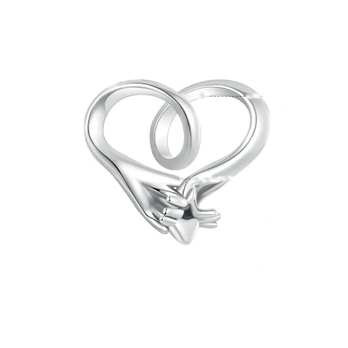MAITONGG Hohle Perlen 925 Sterling Silber Lotus Hug Charm Perle Für Frauen Armband Halskette Anhänger von MAITONGG