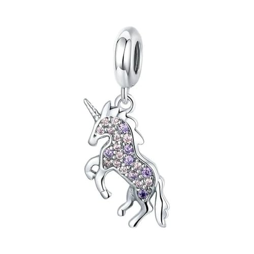 MAITONGG Kaktus Charm 925 Sterling Silber Cz Herz Regenbogen Flasche Kaktus Charms Fit Damen Armband Halskette Anhänger von MAITONGG
