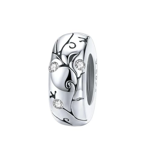 MAITONGG Ladybug Tier Charms Katze Perlen Zirkon Emaille Herz Anhänger Fit Original Damen Armband Halskette Anhänger von MAITONGG