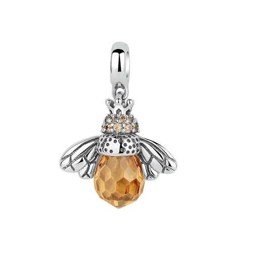 MAITONGG Schmetterling Charms 925 Sterling Silber Dragonfly Emaille Zirkon Perlen Diy Armband Anhänger Schmuck von MAITONGG