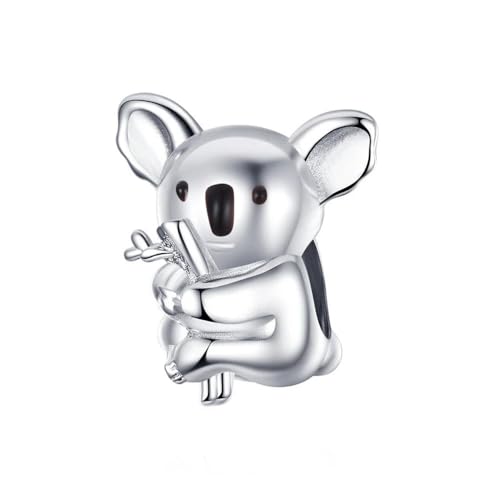 MAITONGG Tier Charms 925 Sterling Silber Armbänder Anhänger Perlen, Erz Durchmesser 4,5Mm von MAITONGG