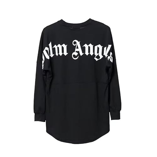 MAIYO Angel&Palm Sweatshirt Long Sleeve Crew Neck Shirts Letter Print Pullover Cotton Loose Fit von MAIYO
