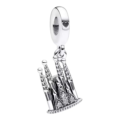 MAJALE Anhänger Heilige Familie Barcelona, Charm, Armband, Anhänger Kathedrale Barcelona, kompatibel mit Basic-Armband von Pan MAJALE Anhänger Heilige Familie Barcelona, Charm, Armband, Anhänger Kathedrale Barcelona, kompatibel mit Basic-Armband von Pan von MAJALE