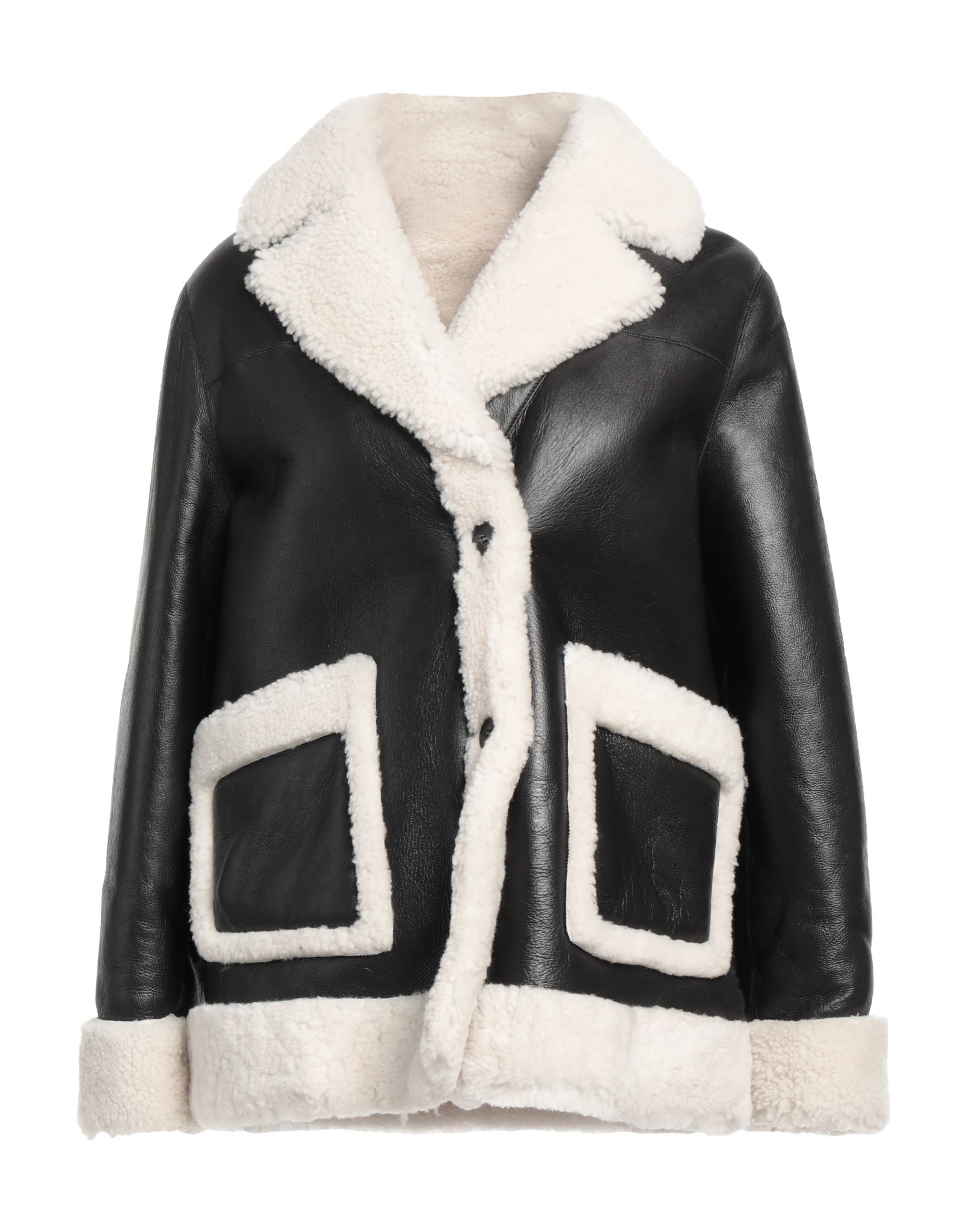 MAJE Jacke & Anorak Damen Schwarz MAJE Jacke & Anorak Damen Schwarz von MAJE