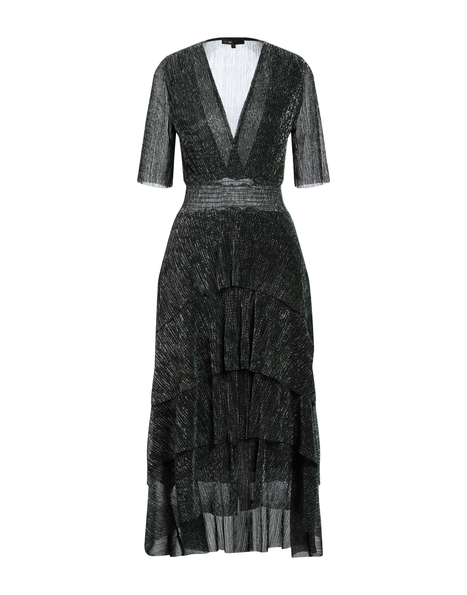 MAJE Midi-kleid Damen Dunkelgrün von MAJE