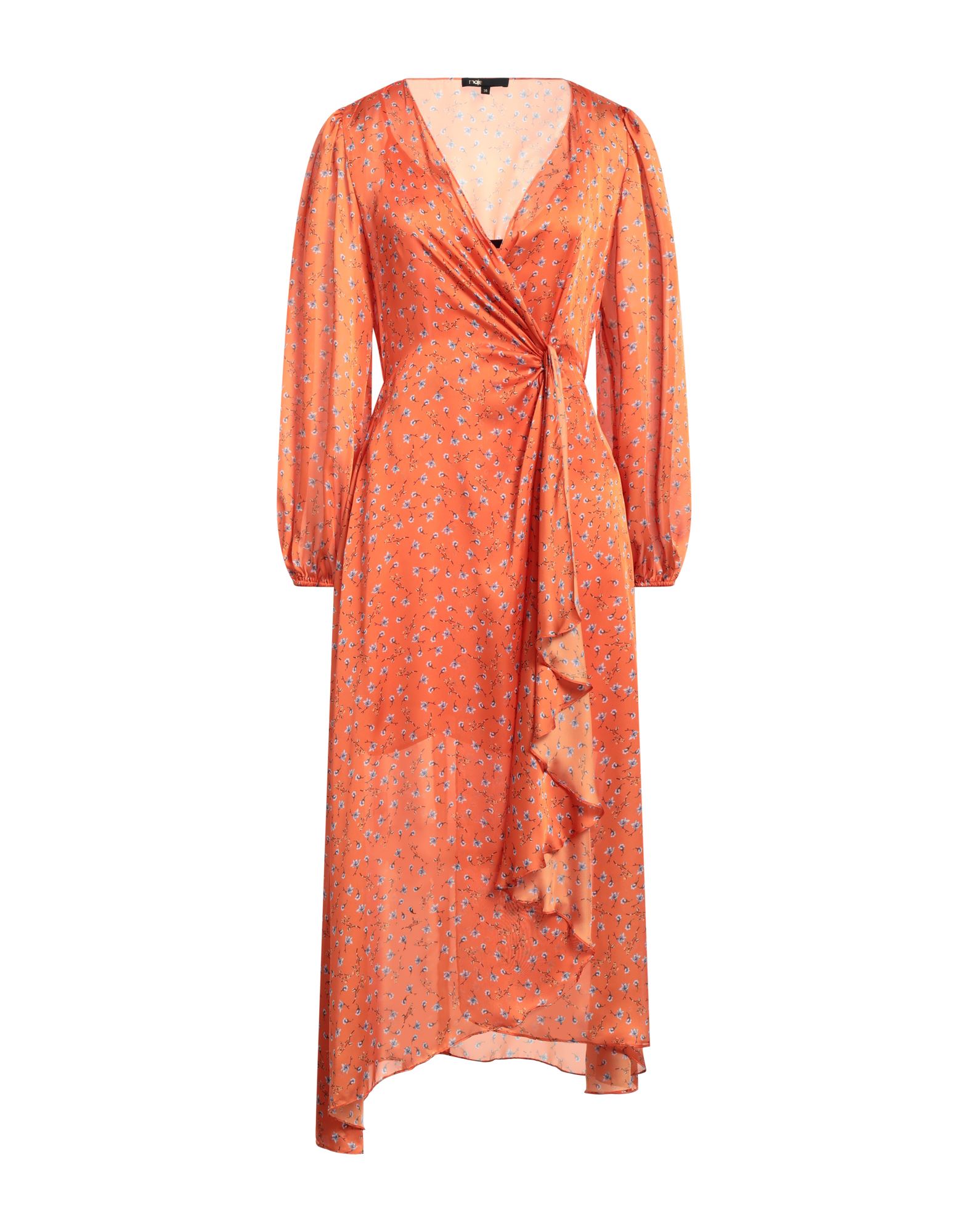 MAJE Midi-kleid Damen Orange von MAJE