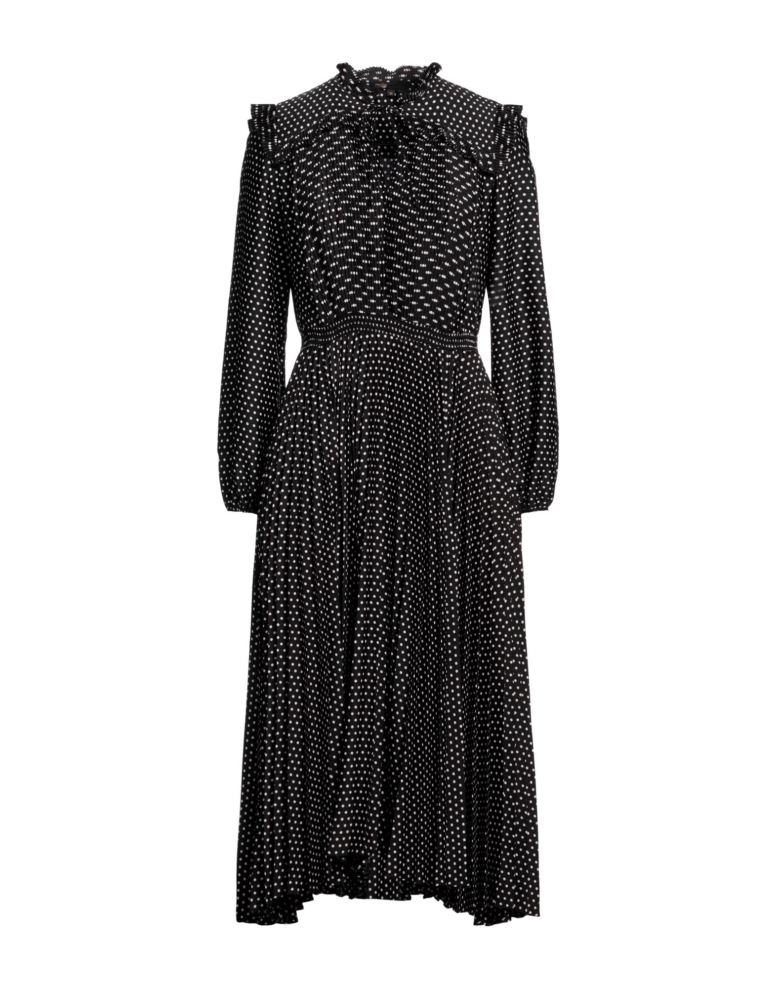 MAJE Midi-kleid Damen Schwarz von MAJE
