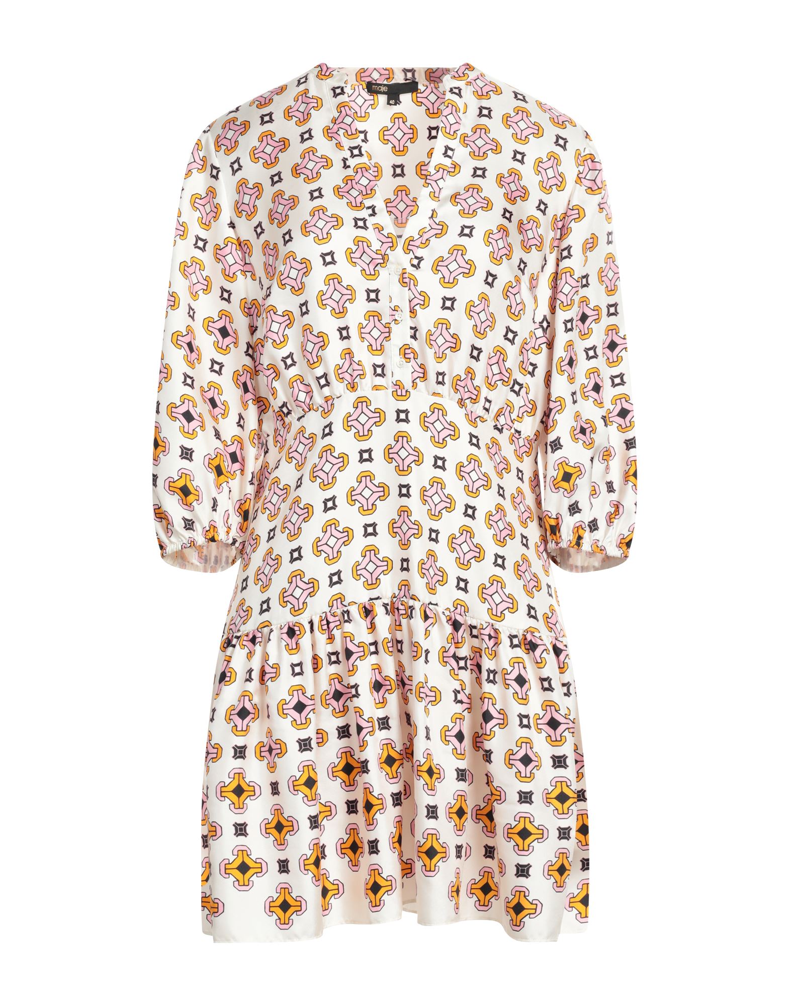 MAJE Mini-kleid Damen Elfenbein MAJE Mini-kleid Damen Elfenbein von MAJE