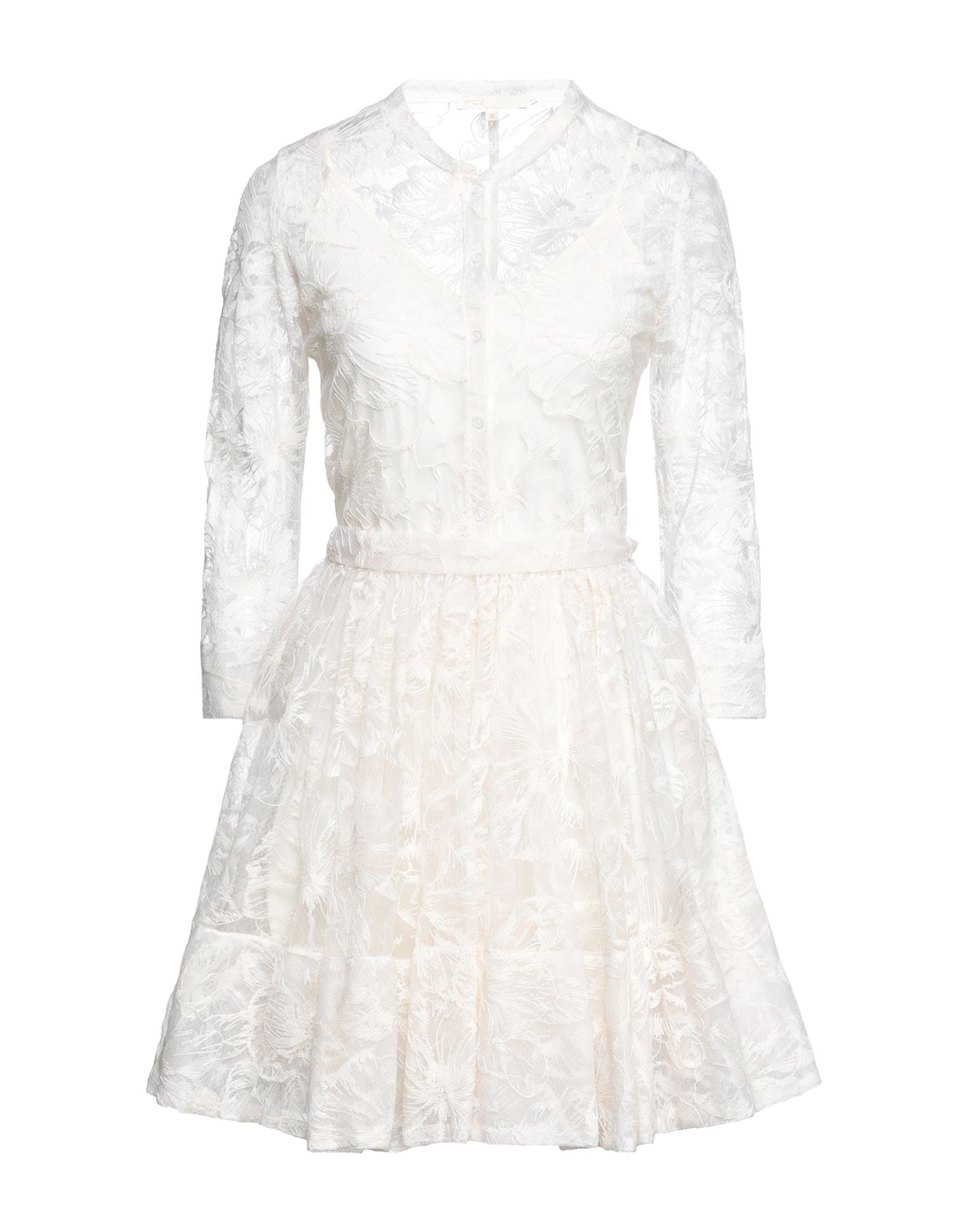 MAJE Mini-kleid Damen Elfenbein MAJE Mini-kleid Damen Elfenbein von MAJE