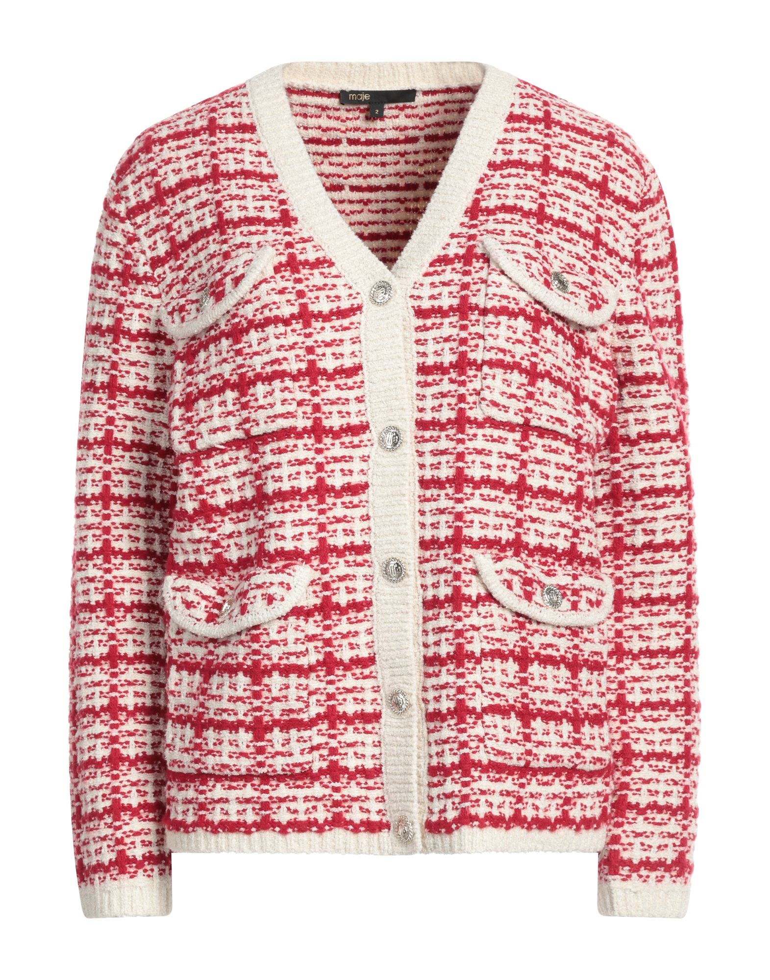 MAJE Strickjacke Damen Rot MAJE Strickjacke Damen Rot von MAJE