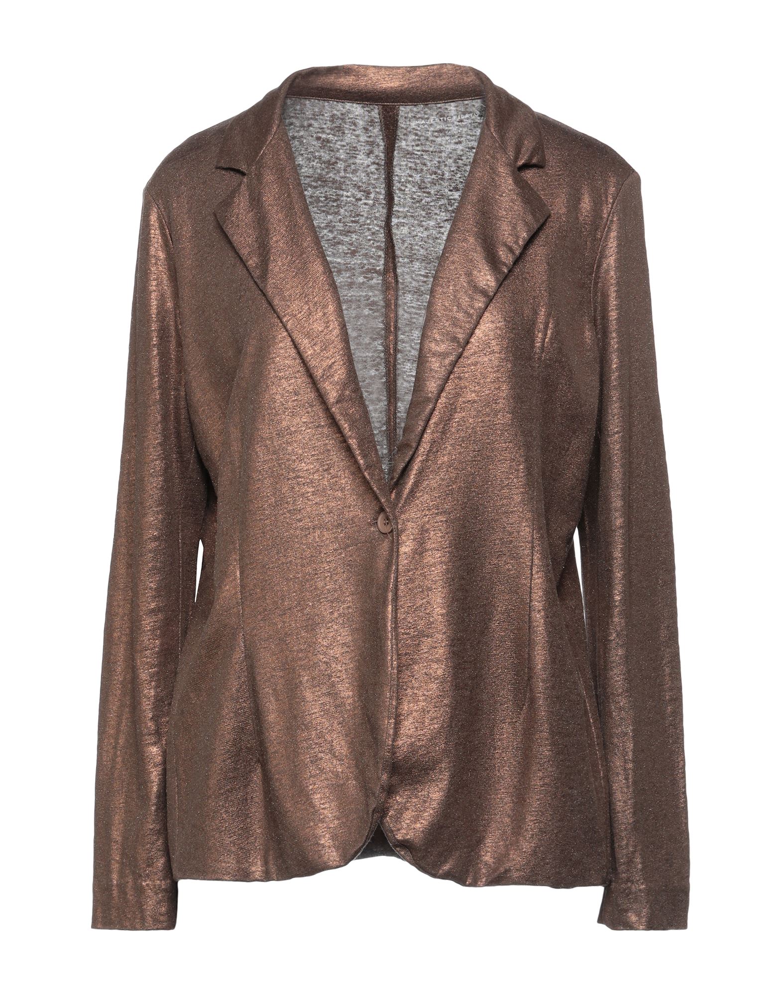 MAJESTIC FILATURES Blazer Damen Braun MAJESTIC FILATURES Blazer Damen Braun von MAJESTIC FILATURES