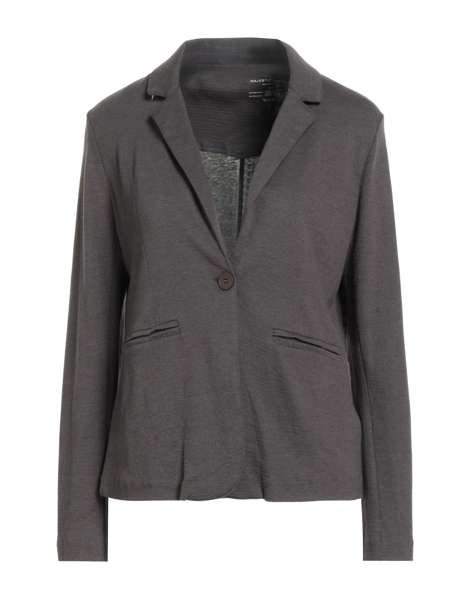 MAJESTIC FILATURES Blazer Damen Braungrau MAJESTIC FILATURES Blazer Damen Braungrau von MAJESTIC FILATURES