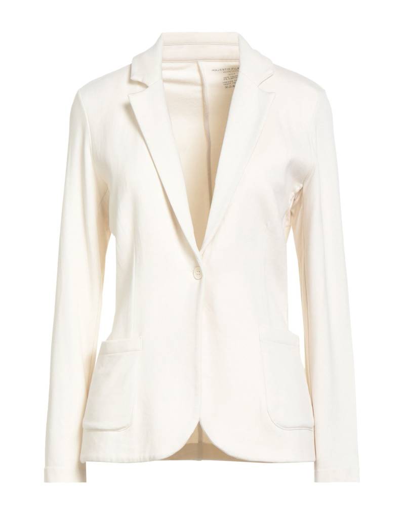 MAJESTIC FILATURES Blazer Damen Cremeweiß von MAJESTIC FILATURES