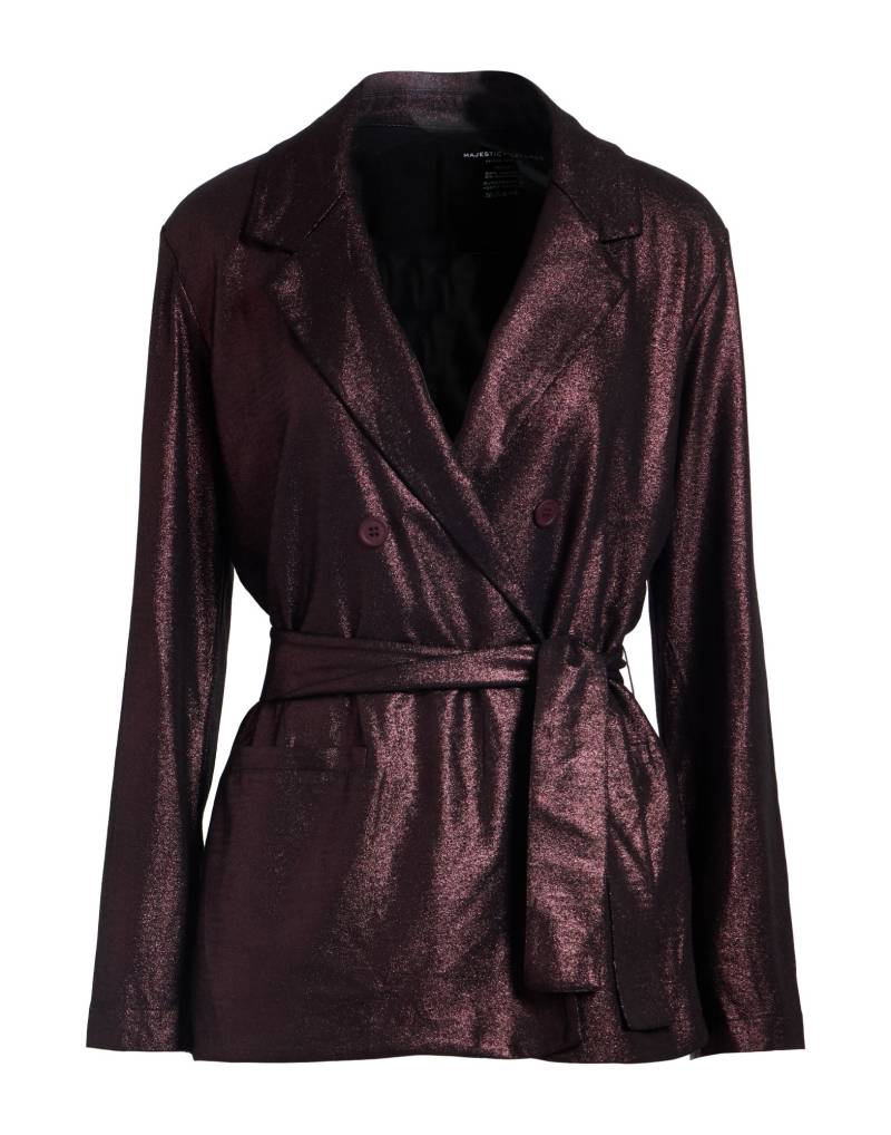 MAJESTIC FILATURES Blazer Damen Dunkelviolett von MAJESTIC FILATURES