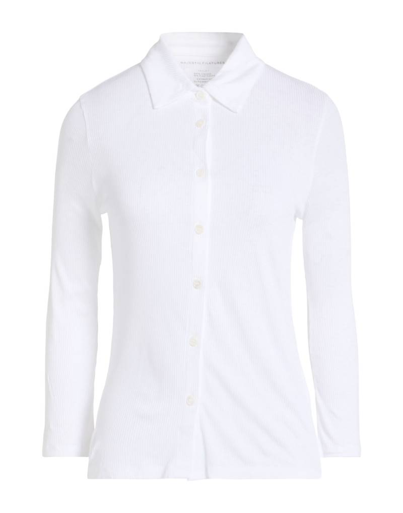 MAJESTIC FILATURES Hemd Damen Weiß MAJESTIC FILATURES Hemd Damen Weiß von MAJESTIC FILATURES