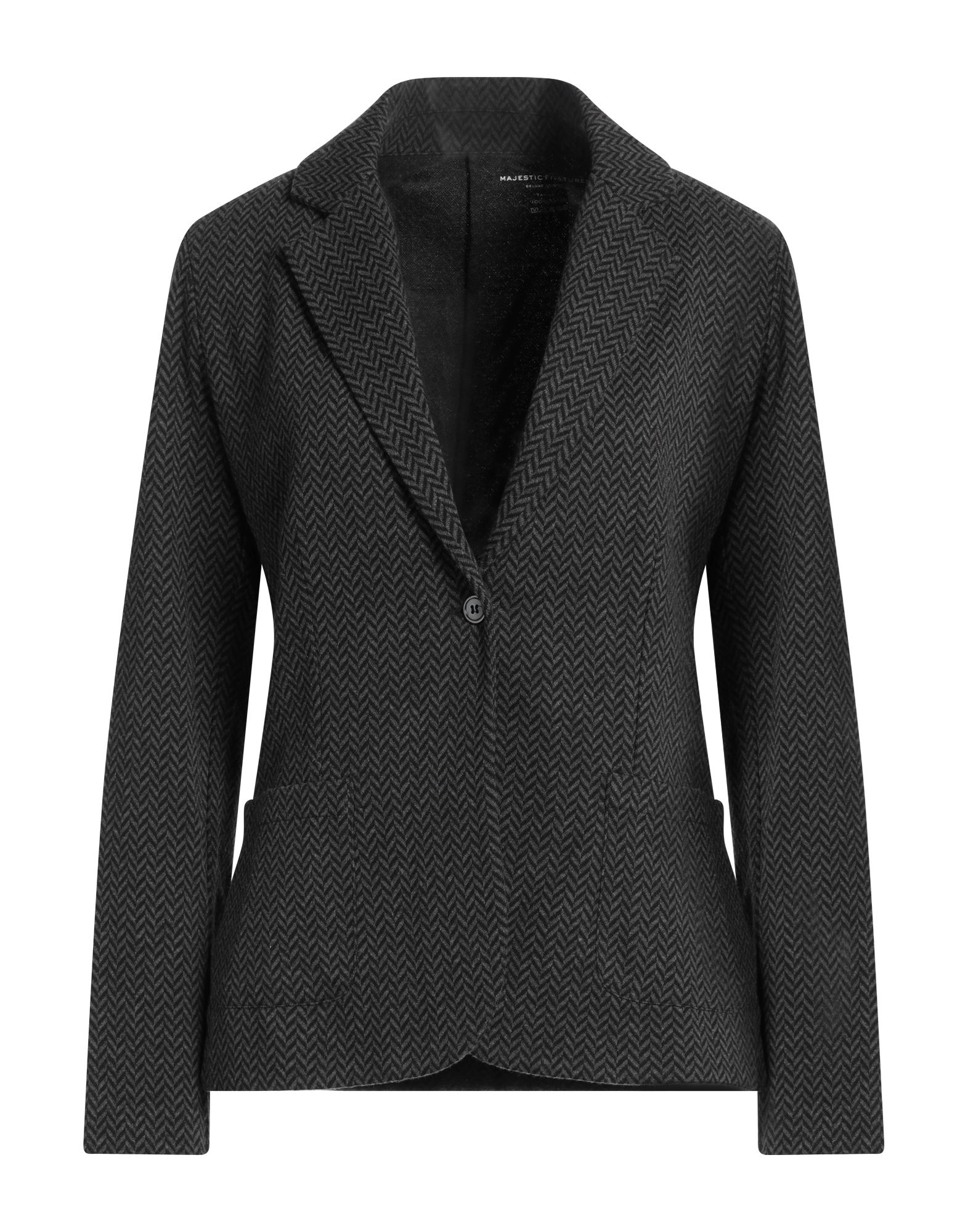 MAJESTIC FILATURES Blazer Damen Grau von MAJESTIC FILATURES