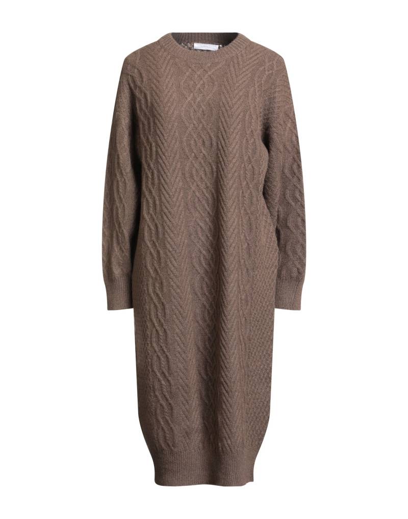 MAJESTIC FILATURES Midi-kleid Damen Braun von MAJESTIC FILATURES