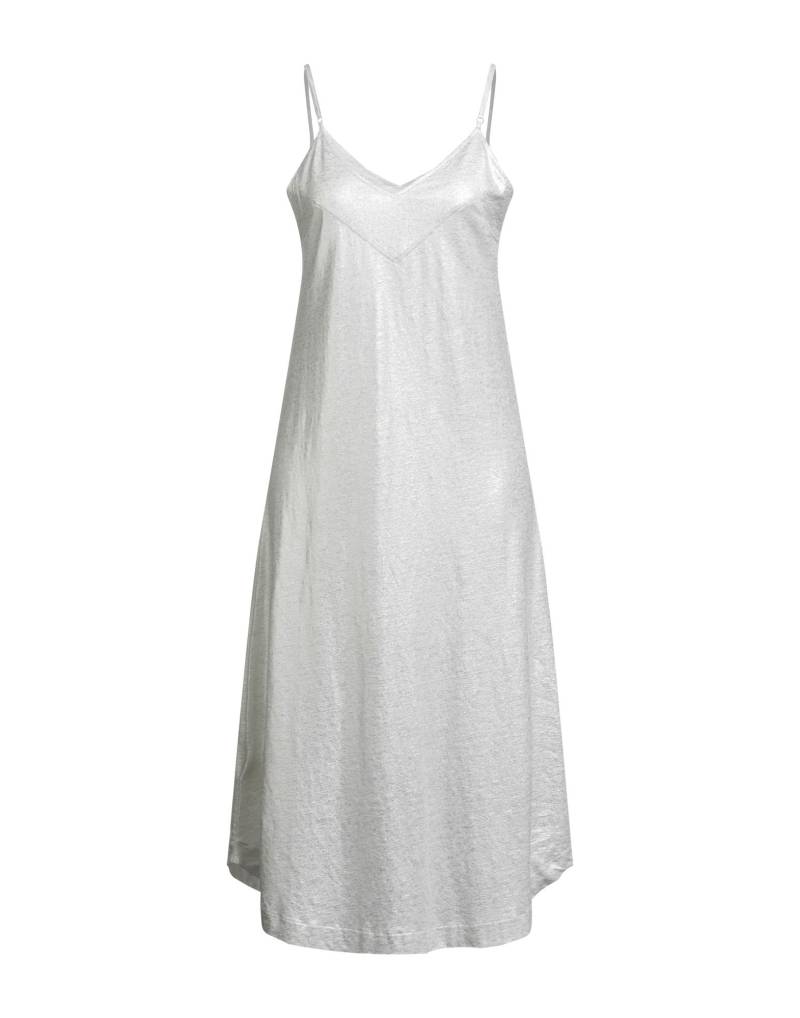 MAJESTIC FILATURES Midi-kleid Damen Hellgrau von MAJESTIC FILATURES