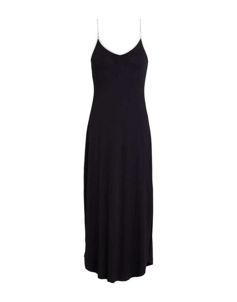MAJESTIC FILATURES Midi-kleid Damen Schwarz von MAJESTIC FILATURES