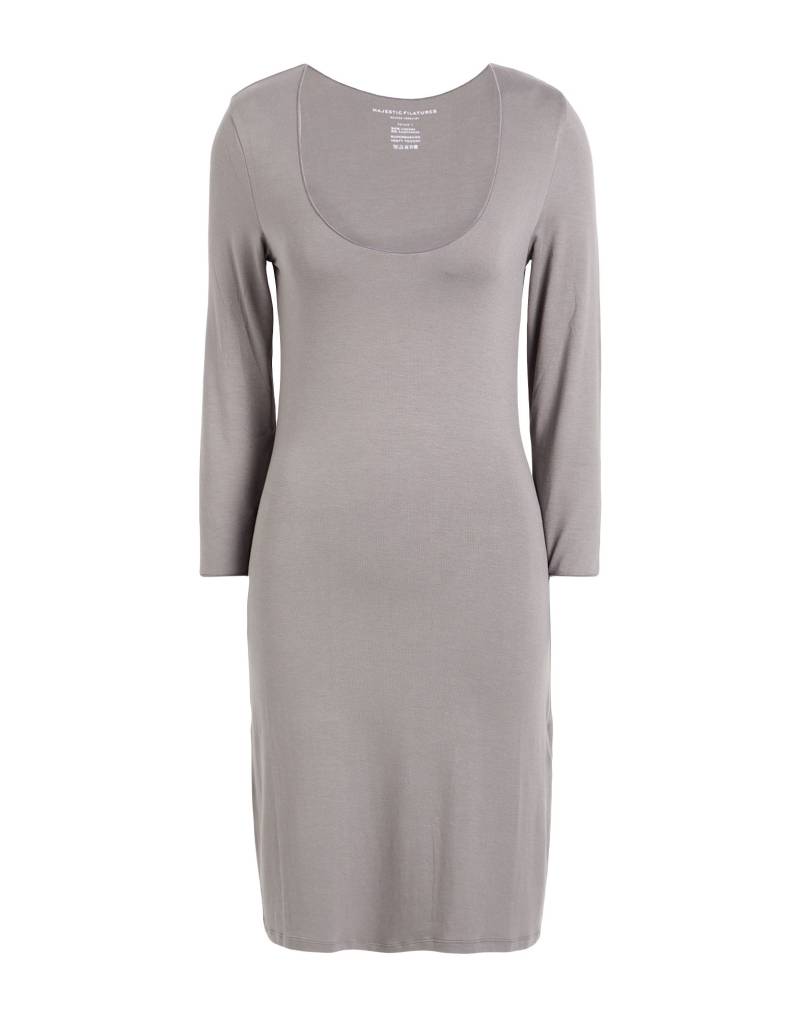 MAJESTIC FILATURES Mini-kleid Damen Grau von MAJESTIC FILATURES