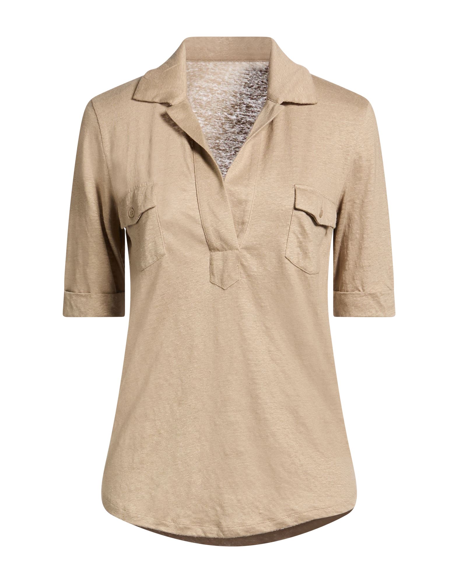 MAJESTIC FILATURES Poloshirt Damen Beige von MAJESTIC FILATURES