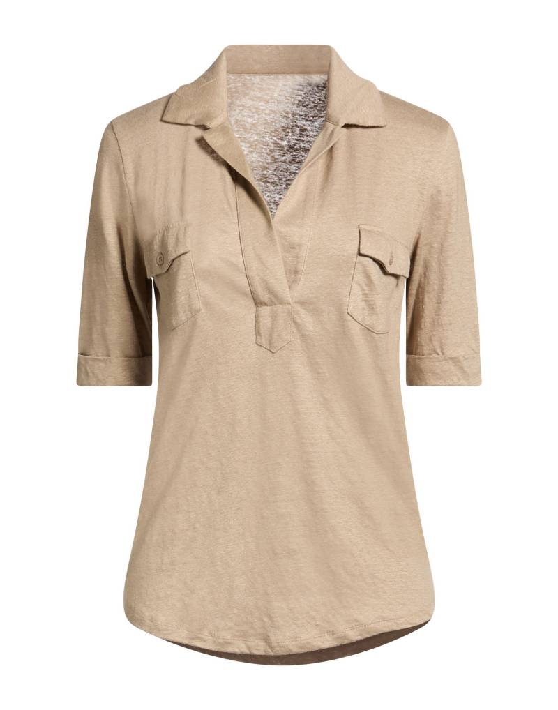 MAJESTIC FILATURES Poloshirt Damen Beige von MAJESTIC FILATURES