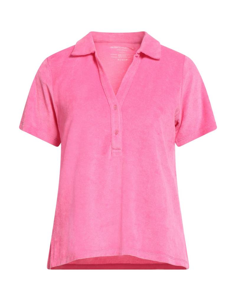 MAJESTIC FILATURES Poloshirt Damen Fuchsia von MAJESTIC FILATURES